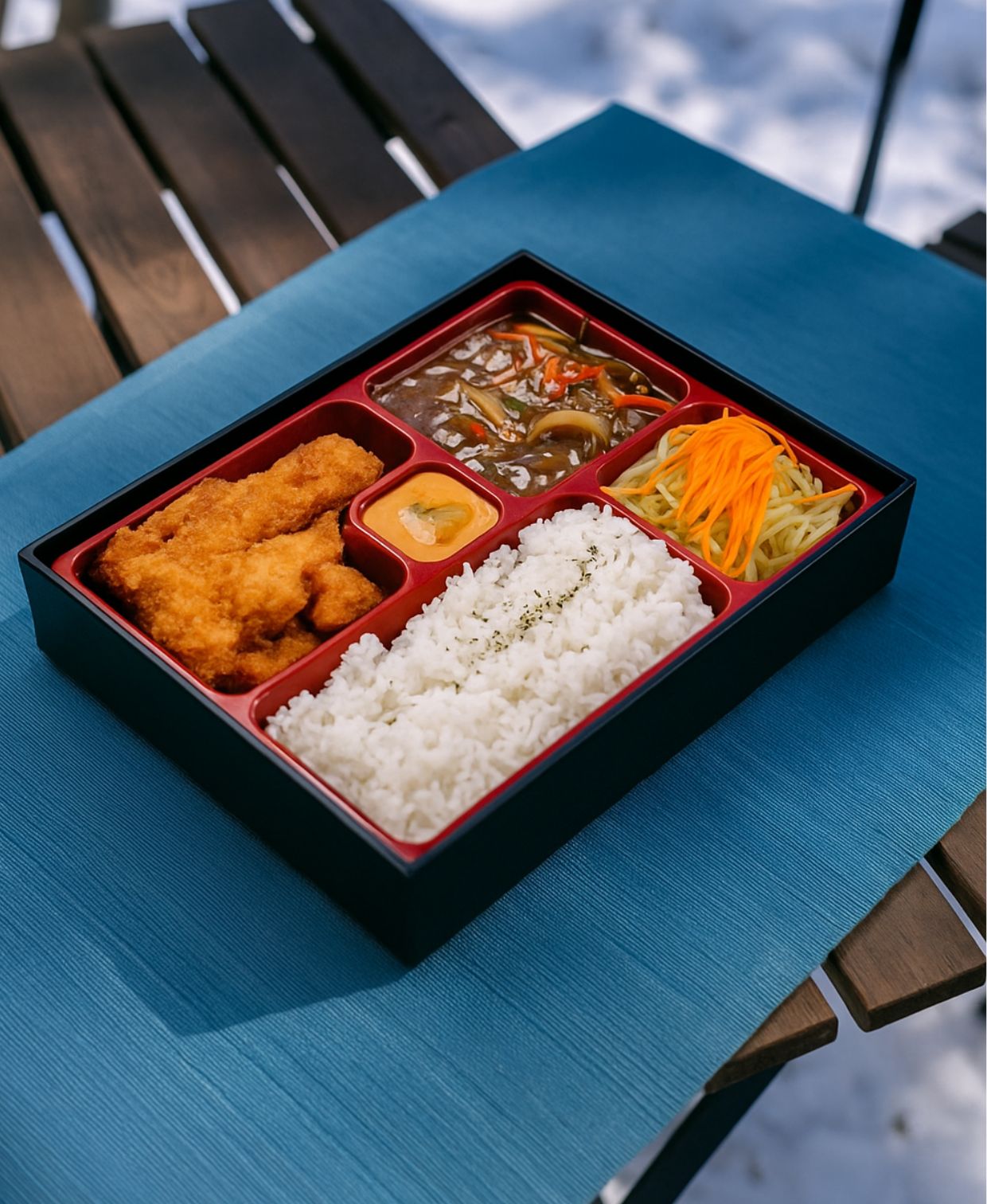 Prepared drop-off catering meal